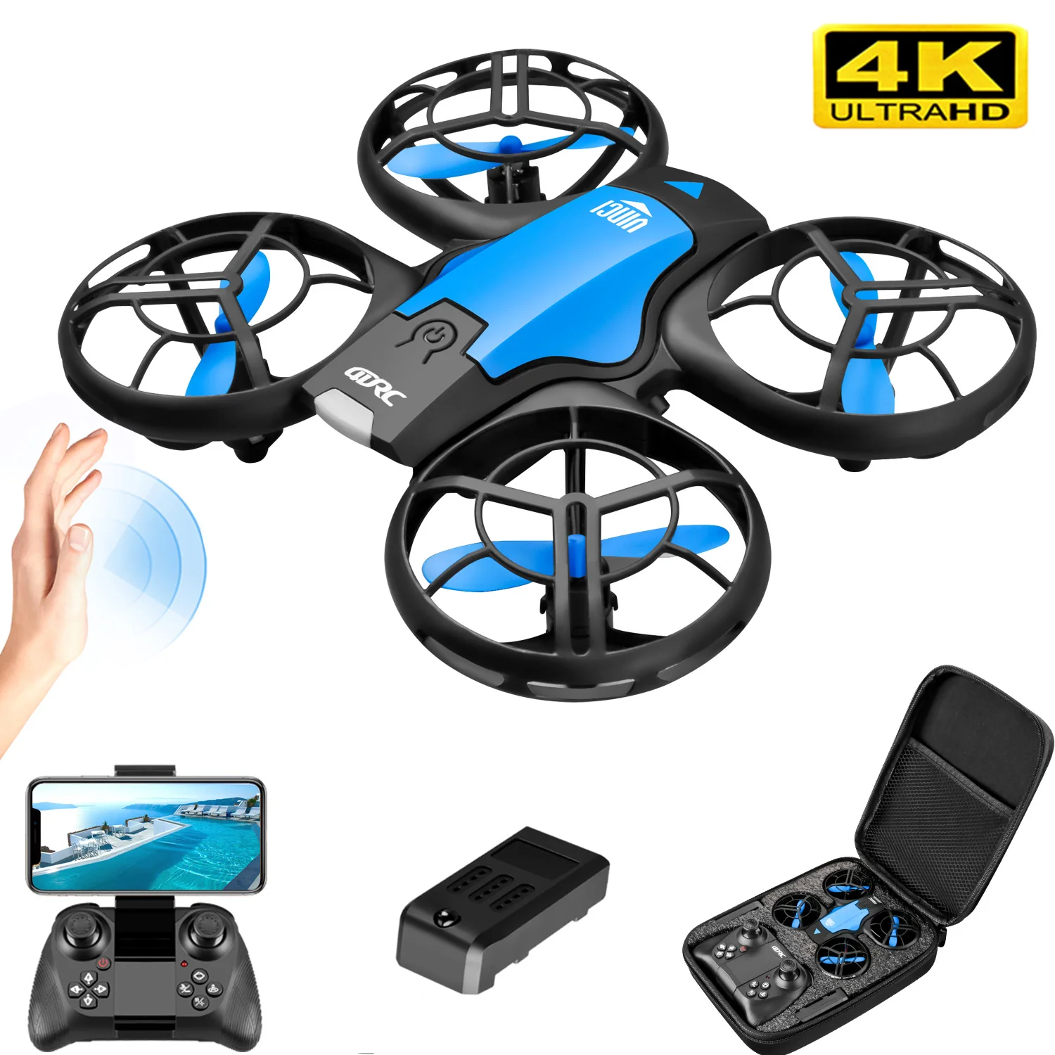 Drone Camera 4K - طائرة بدون طيار صغيرة جديدة V8