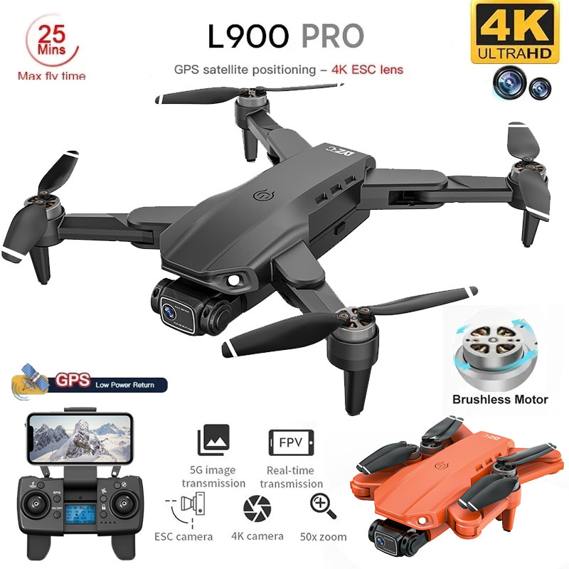 Drone Camera 4K - طائرة بدون طيار رباعية المراوح قابلة