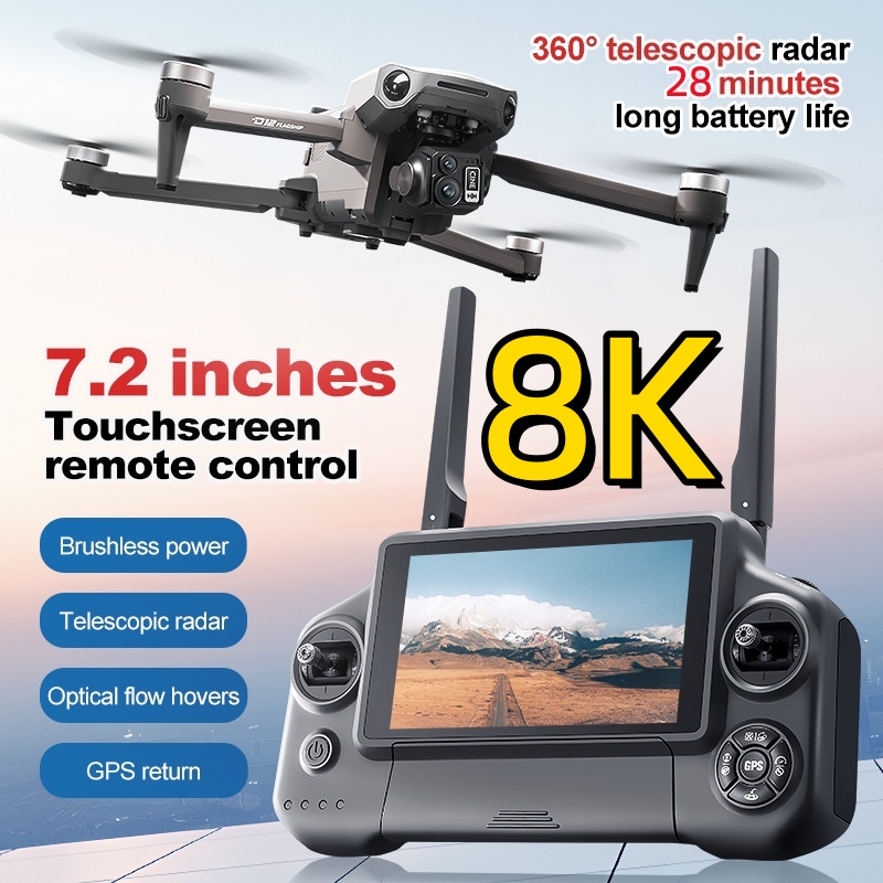طائرة بدون طيار رباعية المحاور - مراجعة Drone Camera 4K وسعره