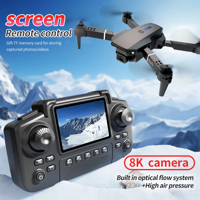طائرة بدون طيار احترافية E88 P - مراجعة Drone Camera Wide Angle وسعره