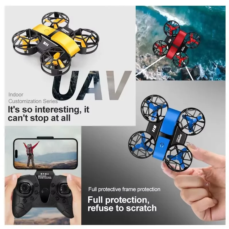 طائرة بدون طيار صغيرة D12 بكام - مراجعة Drone Camera 4K وسعره