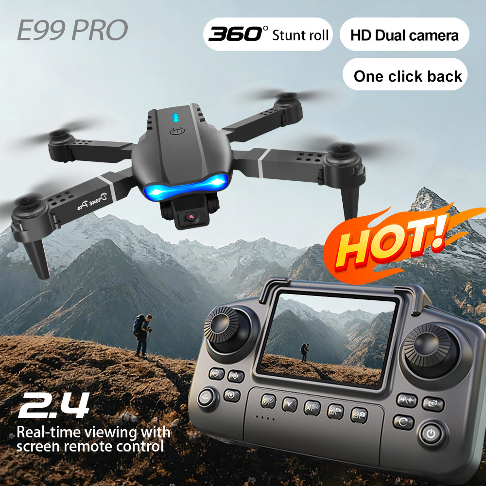 طائرة بدون طيار مزودة بعدستين  - مراجعة Drone Camera Wide Angle وسعره